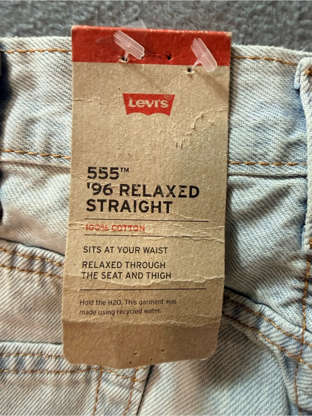 Levi's - 555 ‘96 Relaxed Straight Men's Jeans View 4